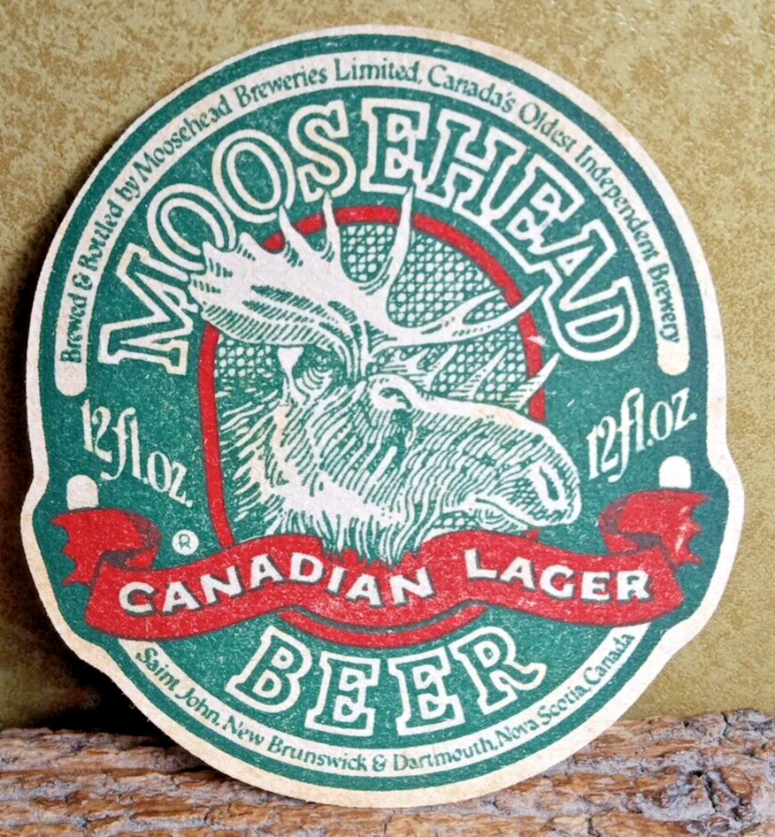 Moosehead Vintage Beer Coaster ... vintage