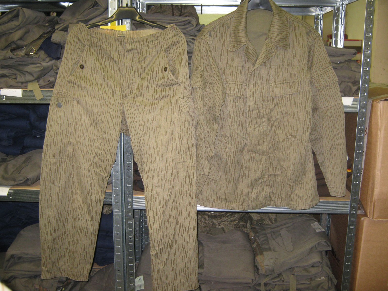 GDR NVA FDA FIELD SERVICE UNIFORM JACKET & TROUSERS k44 - g60 USED