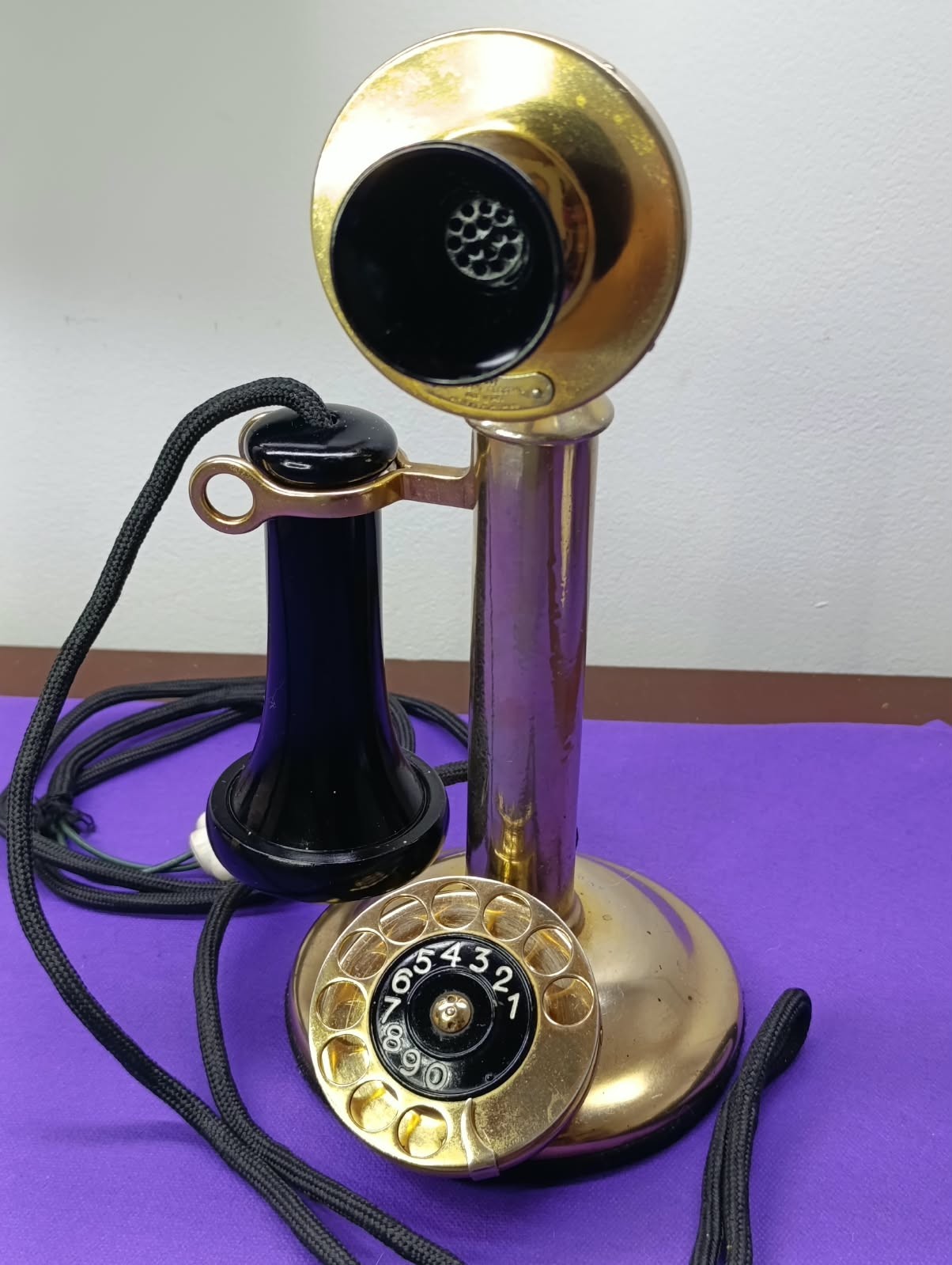 Teléfono Antiguo Candelero Western Electric 20AL Original Funcional Teléfono Antiguo Candelero Western Electric 20AL Original Funcional