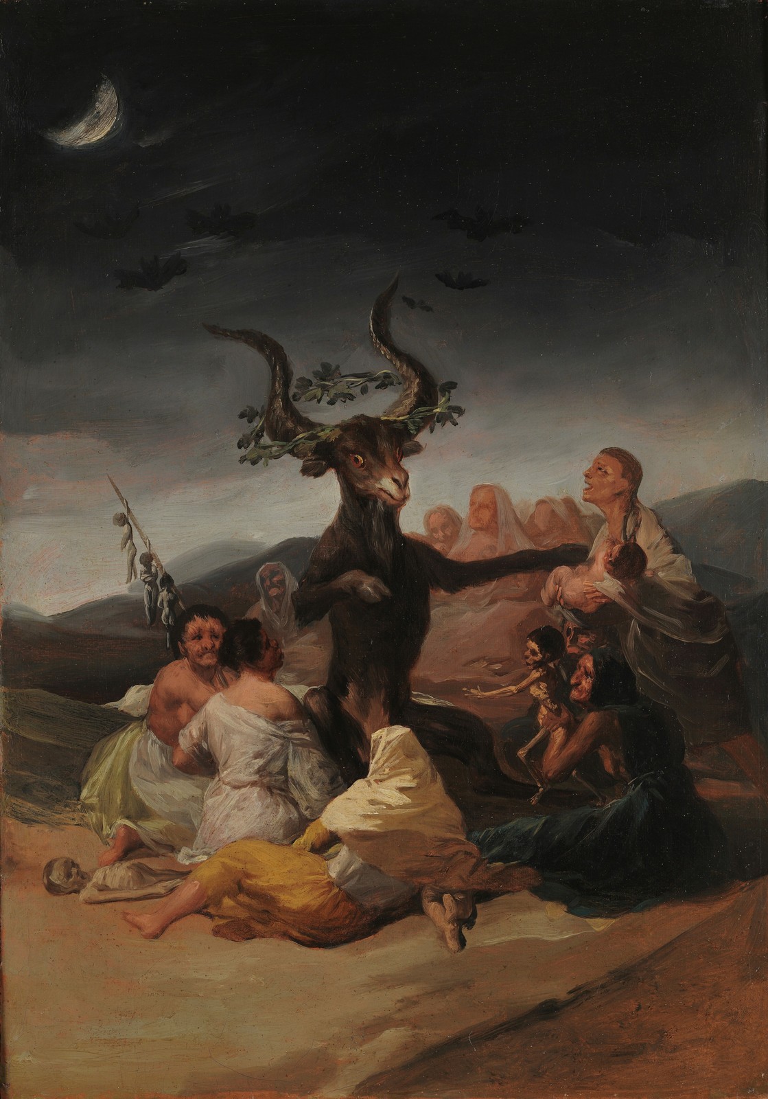 Francisco Goya Witches Sabbath 1798 Vintage Art Photo Reprint Wall Art Francisco Goya Witches Sabbath 1798 Vintage Art Photo Reprint Wall Art