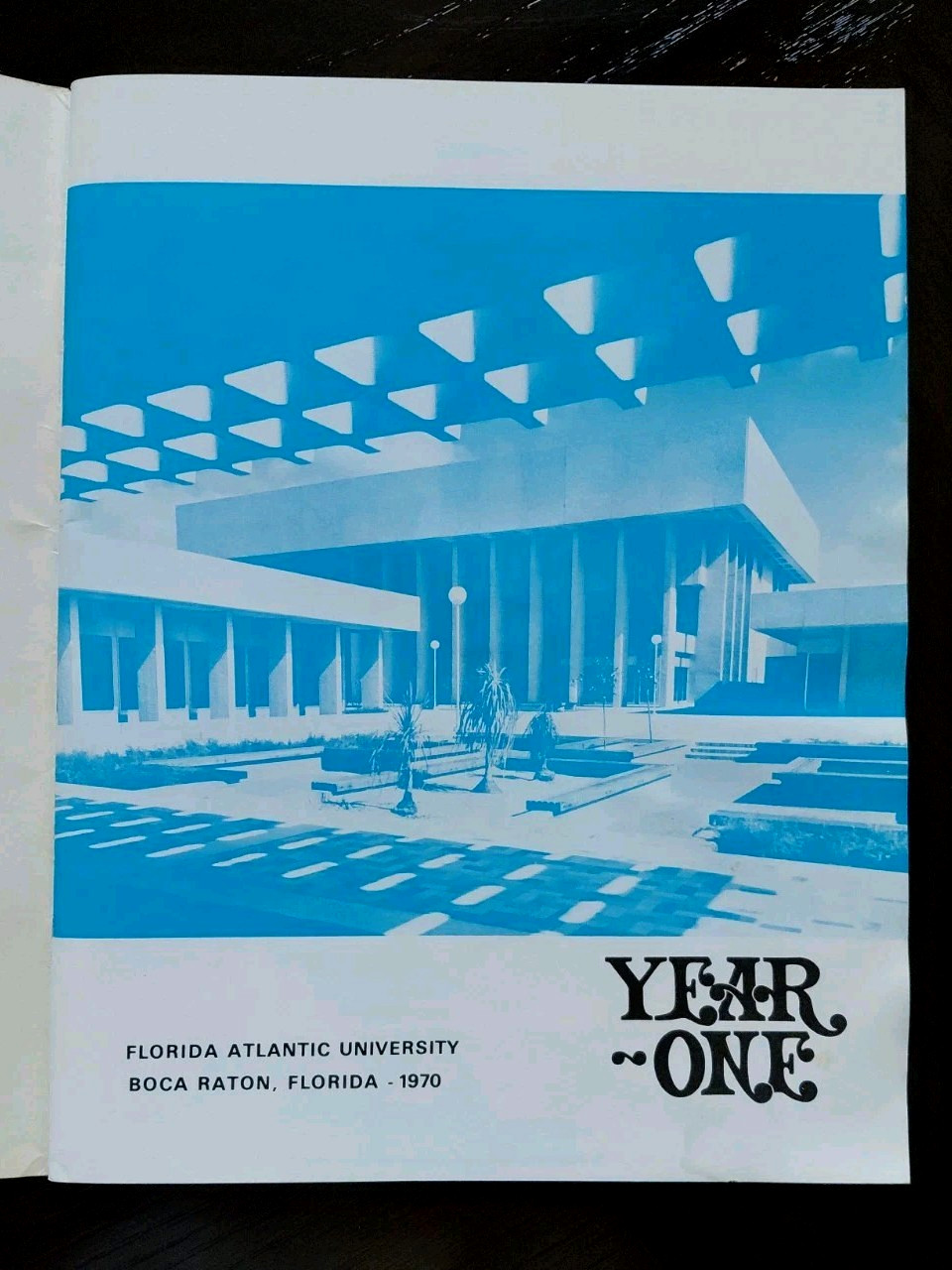 Florida Atlantic University 1970 Yearbook Boca Raton Year One 1st Ed. Softcover