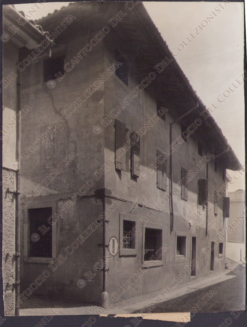 1956 UDINE Via del Sale Demolition Building Photography