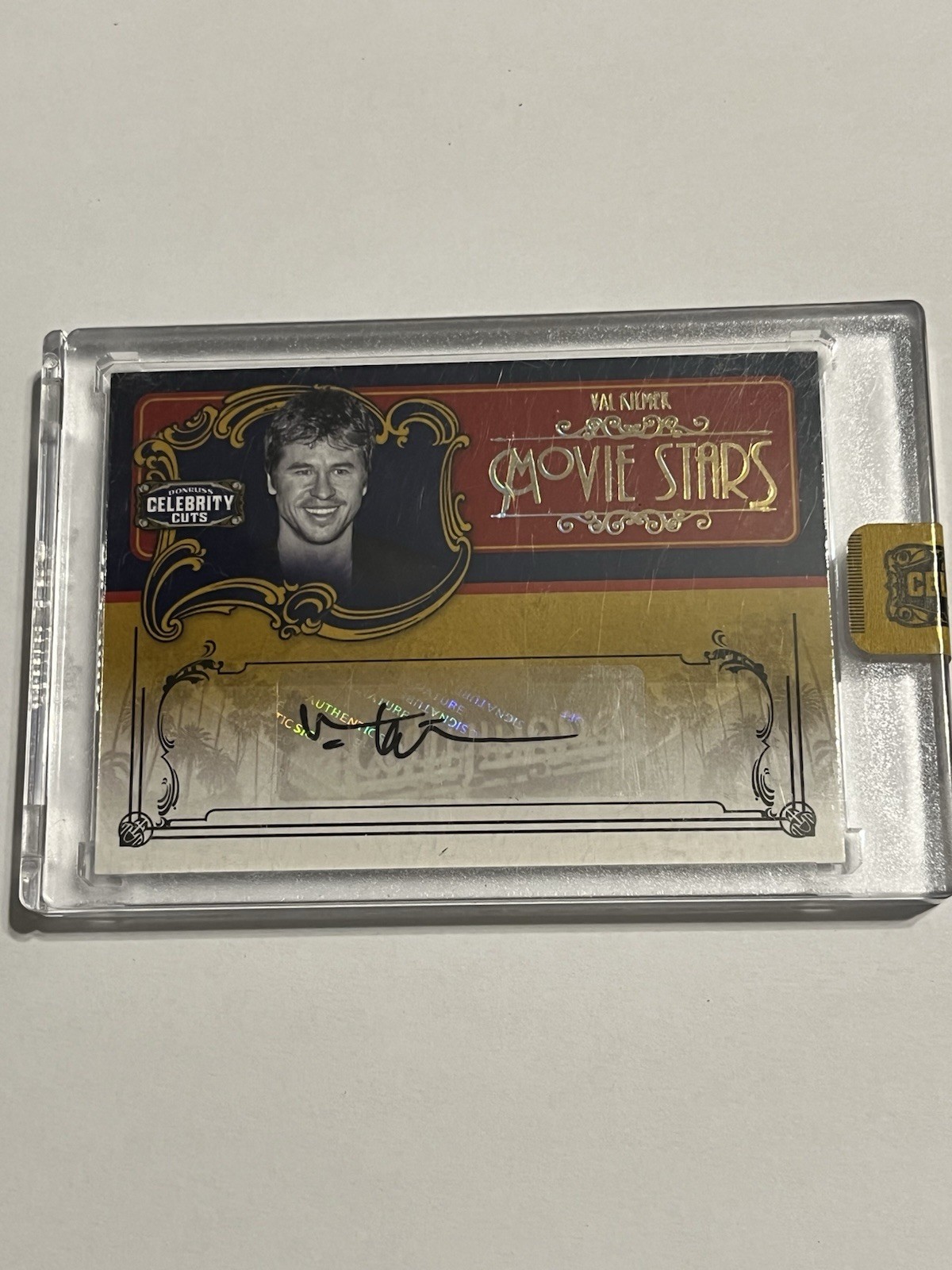 Val Kilmer 2008 Donruss Americana Celebrity Cuts Autograph 5/5  READ DESCRIPTION