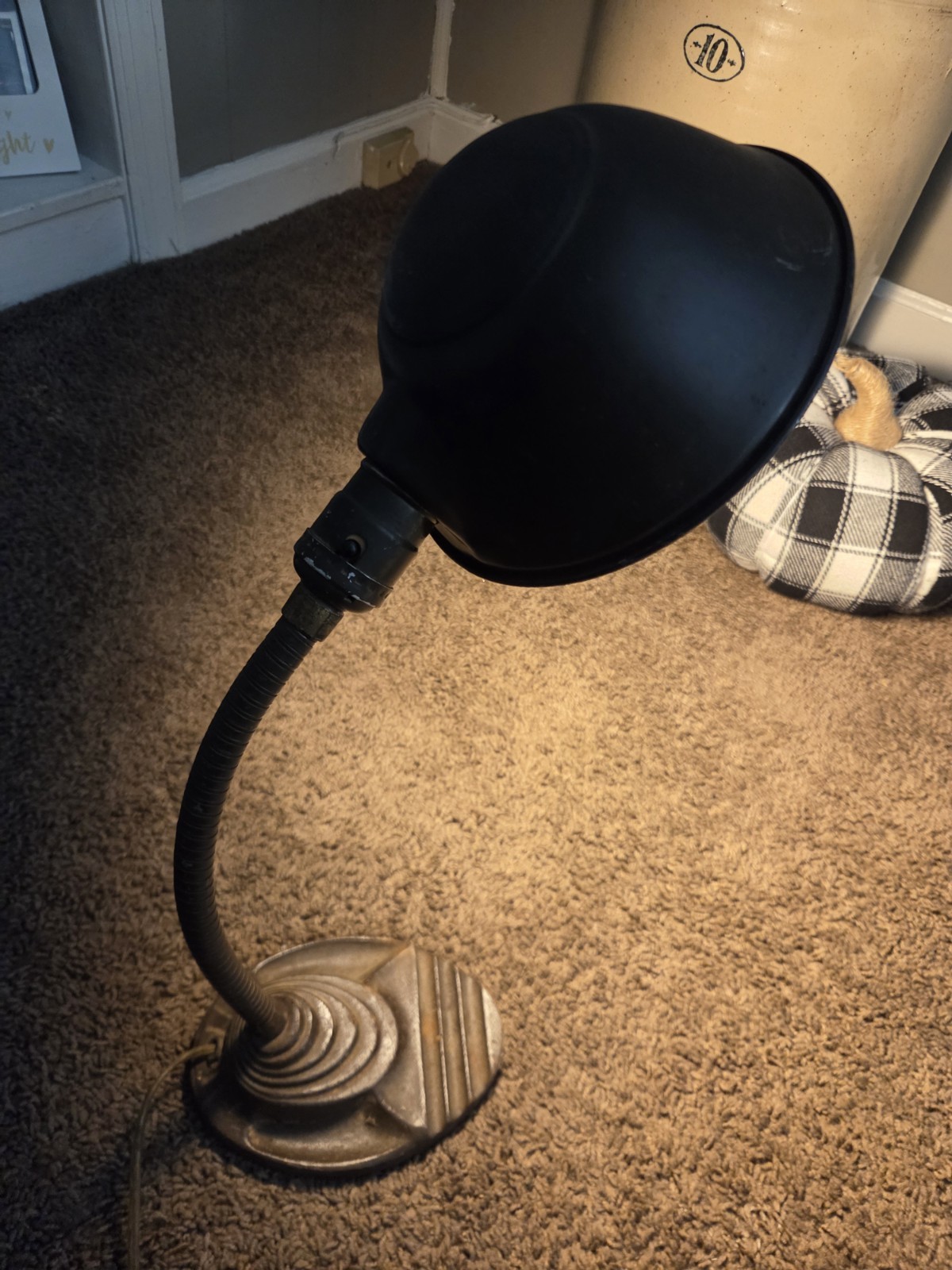 Art Deco MCM Gooseneck Drafting Lamp