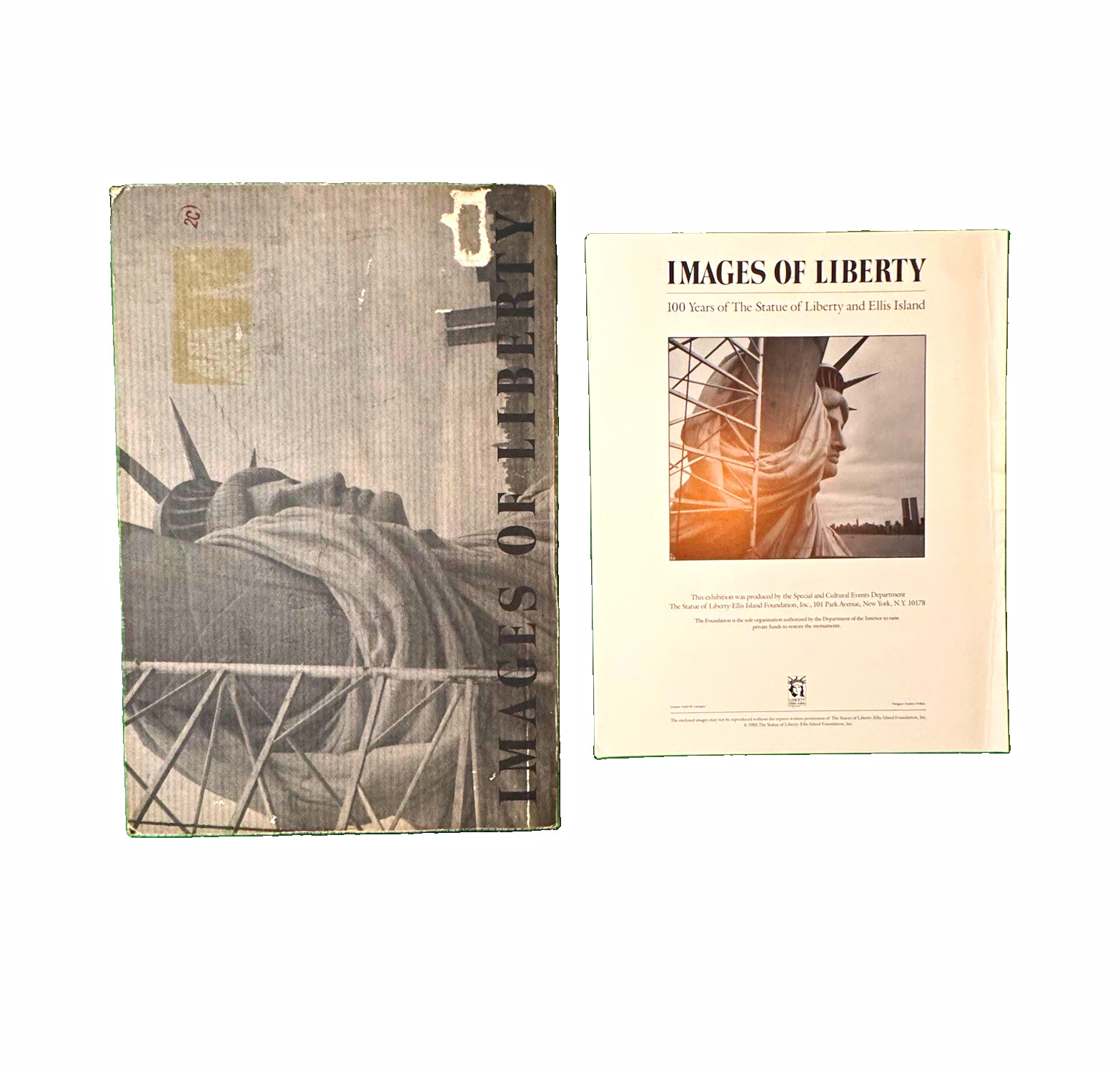 Vintage NY 1985 Images of Liberty 100 Yrs Statue of Liberty Ellis Island Prints