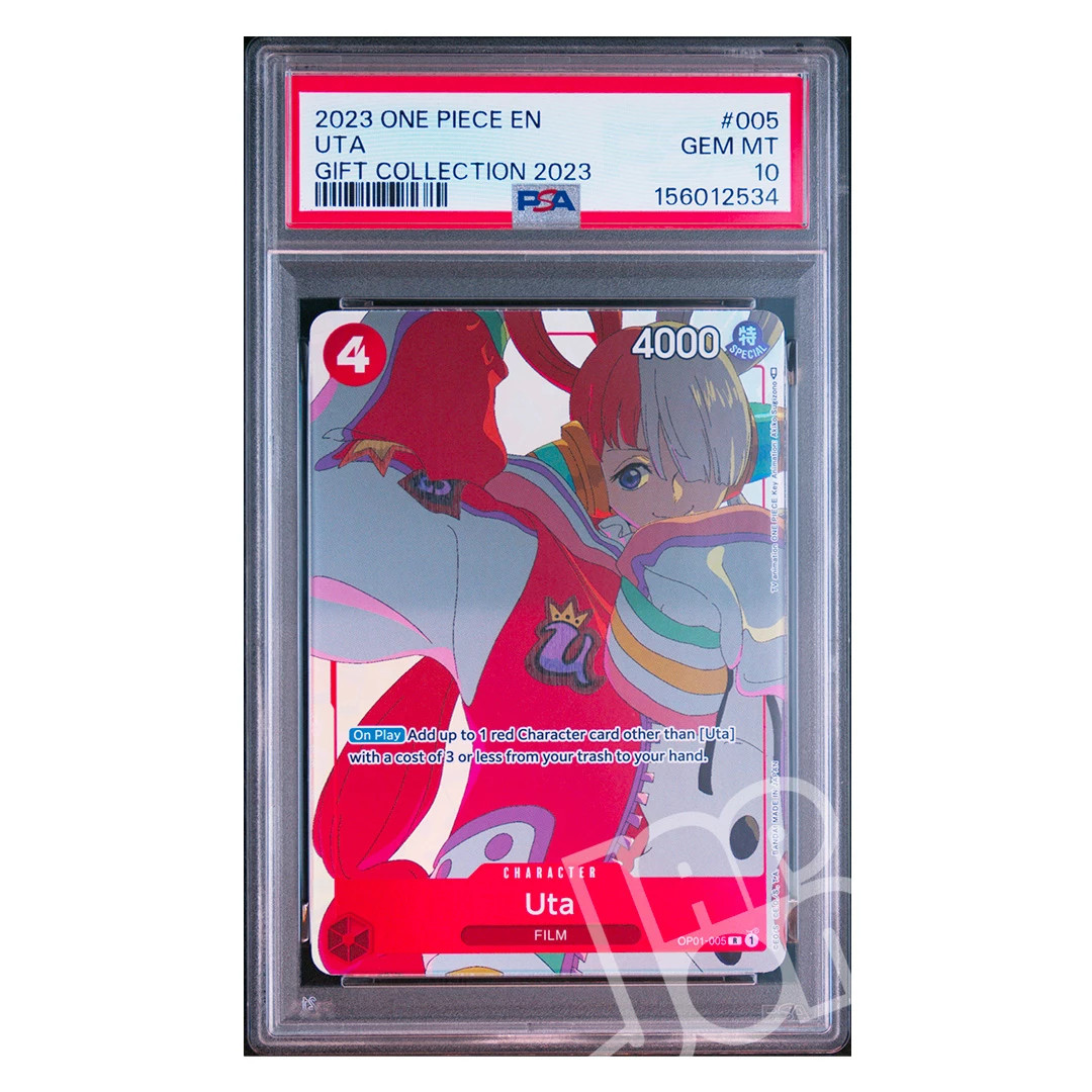 One Piece Card Uta OP01-005 Gift Collection 2023 Promo Eng - PSA 10 GEM MT