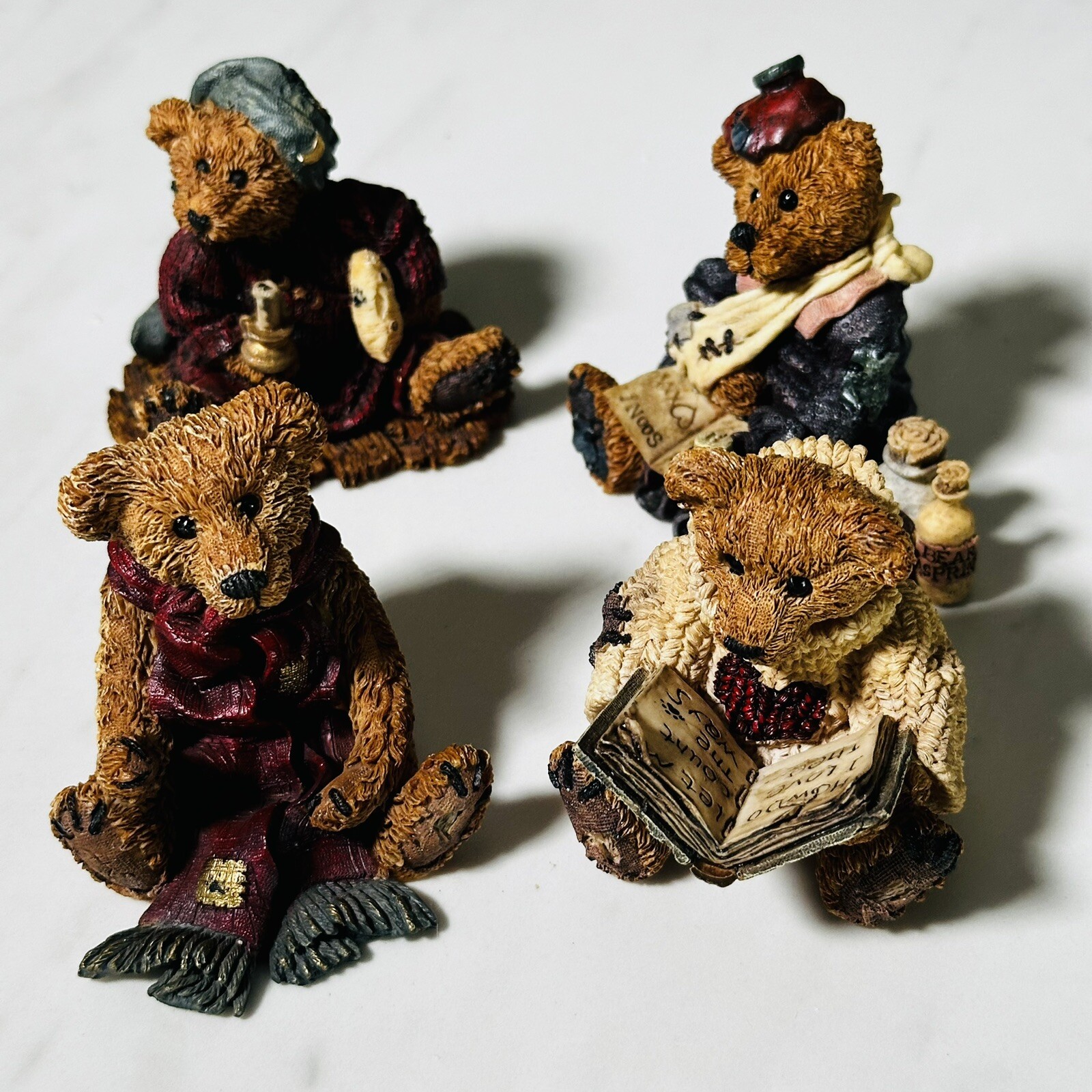 Boyd’s Bears Lot of 4 - Bearstone Collection Figurines  Neville Grenville Wilson
