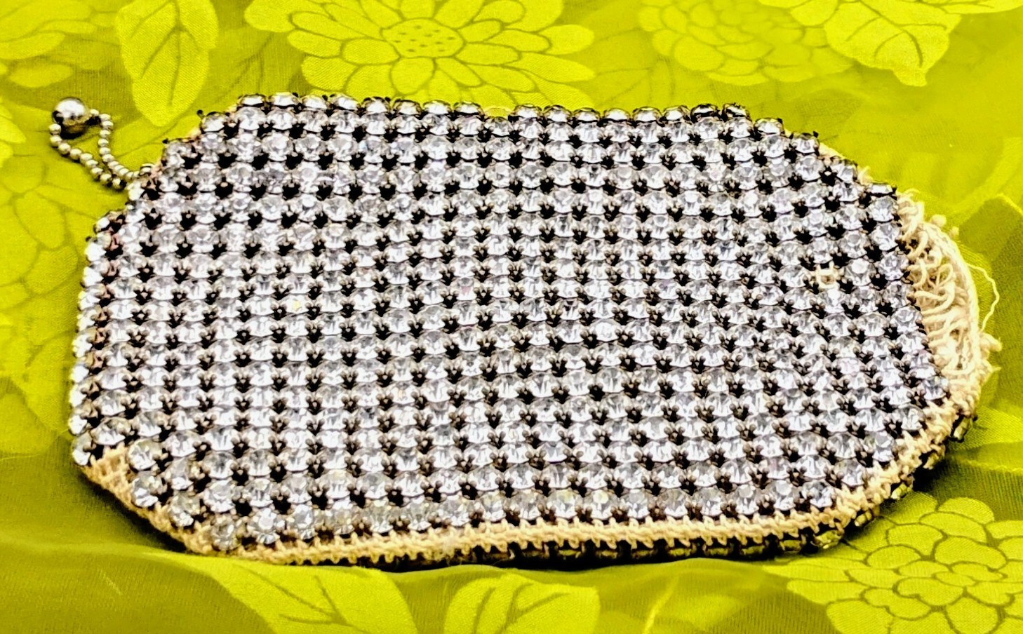 Vintage Czech Crystal Evening Bag Beaded Clutch, Handbag, Purse Vintage Czech Crystal Evening Bag Beaded Clutch, Handbag, Purse