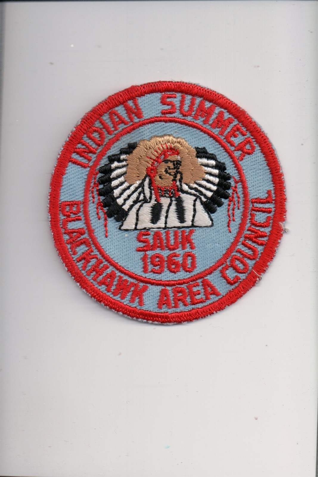 1960 Blackhawk Area Council Indian Summer Sauk patch