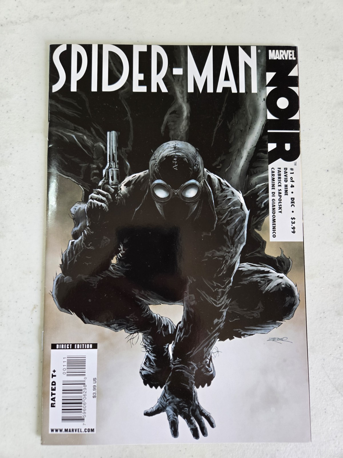 Marvel Spider-Man: Noir #1 (2009) Direct Edition, 1st appearance of Spider-Noir