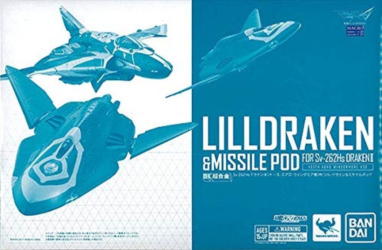 Bandai DX Chogokin Sv-262Hs Draken III Lil Draken & Missile Pod \