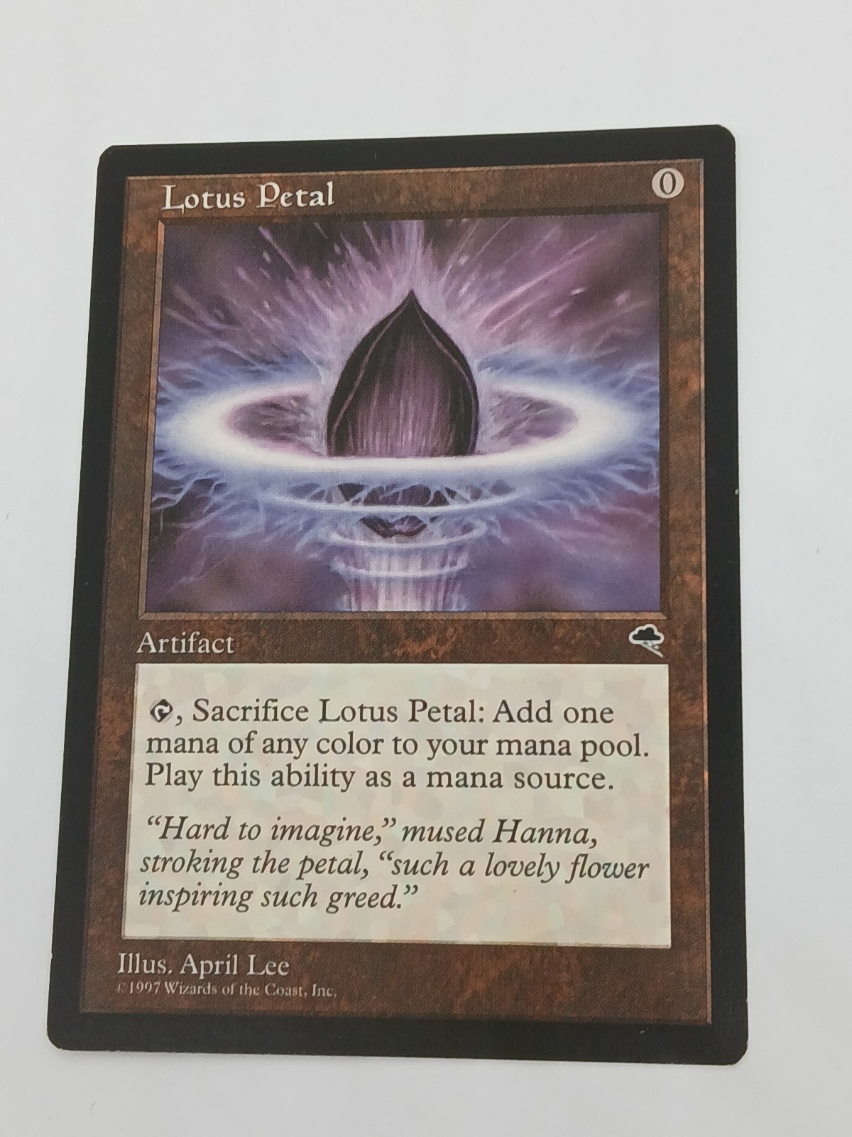 1997 Magic MTG Lotus Petal Tempest #294 EN Common Excellent Vintage