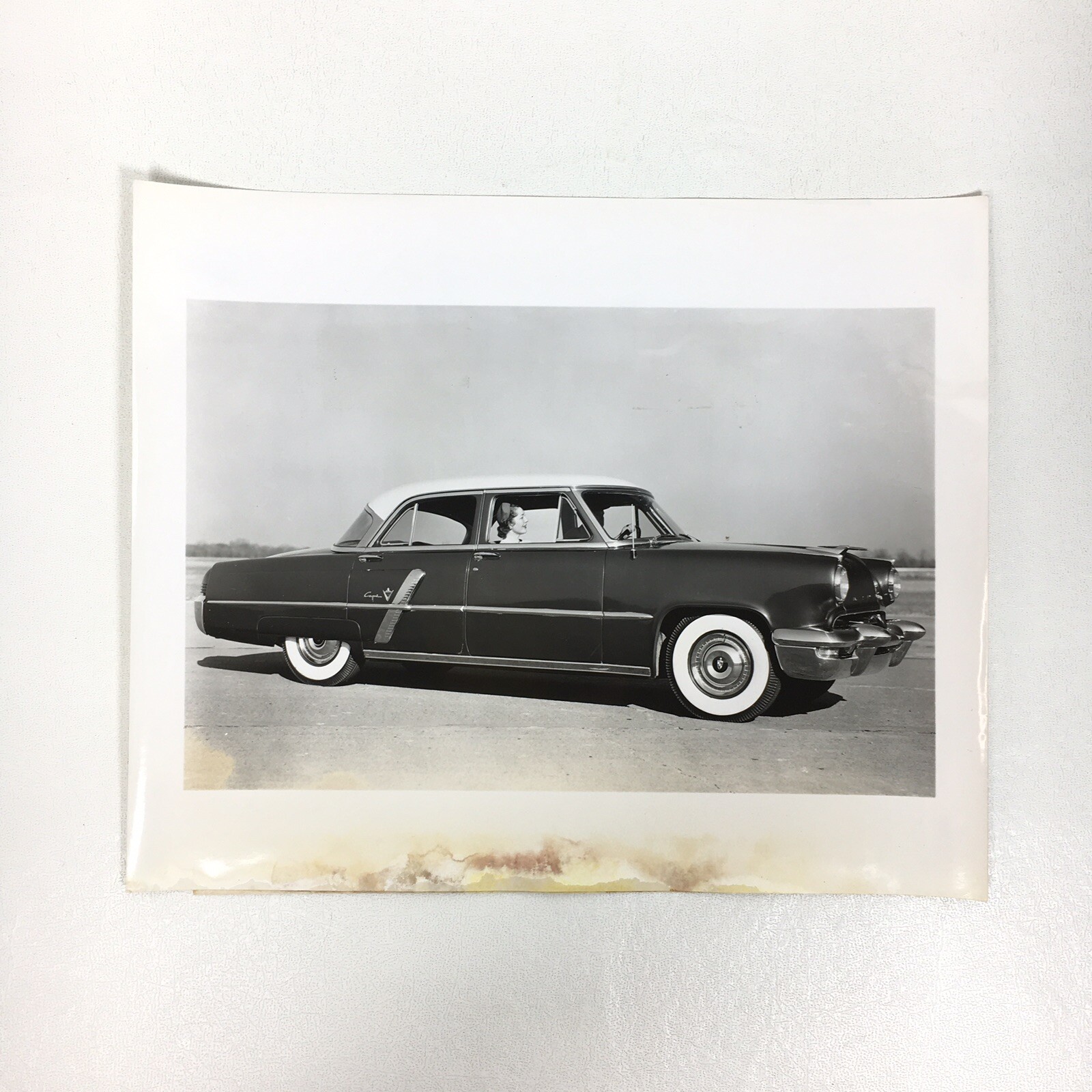 VTG 1953 Lincoln CAPRI Four-Door Sedan Press Photo Picture for Newspaper Ads