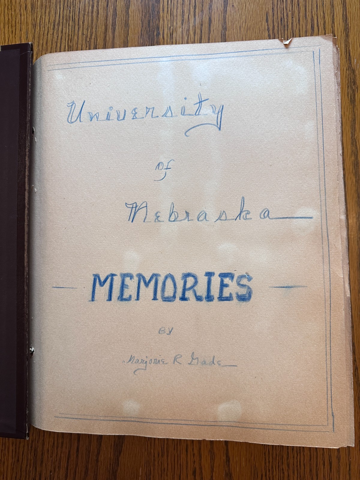1940-50\'s University of Nebraska Vintage Scrapbook Sports Sororities Marjorie