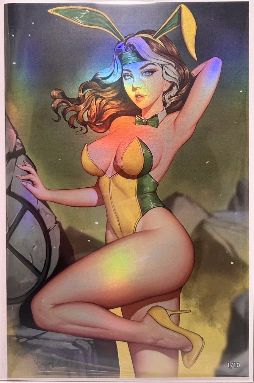 FOIL* Playtime #1 🔥 Southern Belle Bunny Anna Marie Rouge 🔥 Dravacus Ltd 1/10