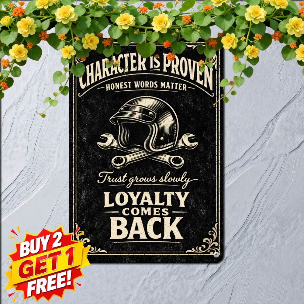 Multi-Functional, Multi-Purpose, Fun Tin Metal Signs Signage Decoration, Retro I