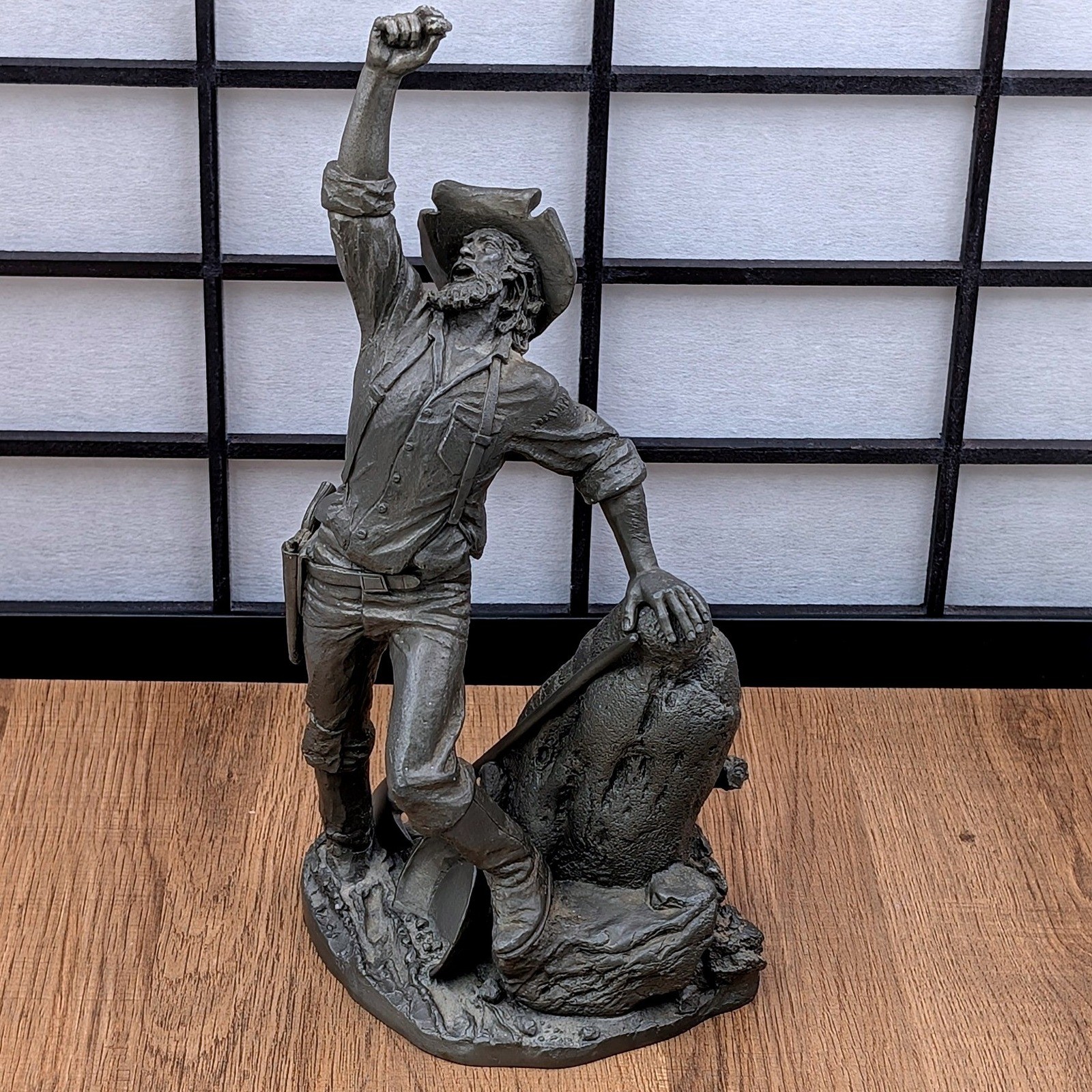 Jim Ponter The Prospector Fine Pewter Sculpture Western Heritage Museum 1980