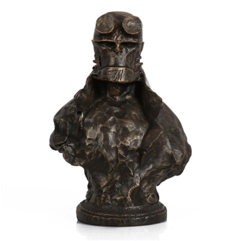 Hellboy Bust 8.7 \'\' Resin Painted Statue Figure Display Model Collection Toy New