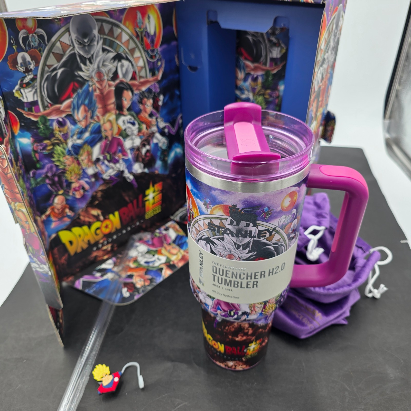 Stanley Dragon Ball Z Super Quencher H2.0 Tumbler 40oz BPA-Free Collectible