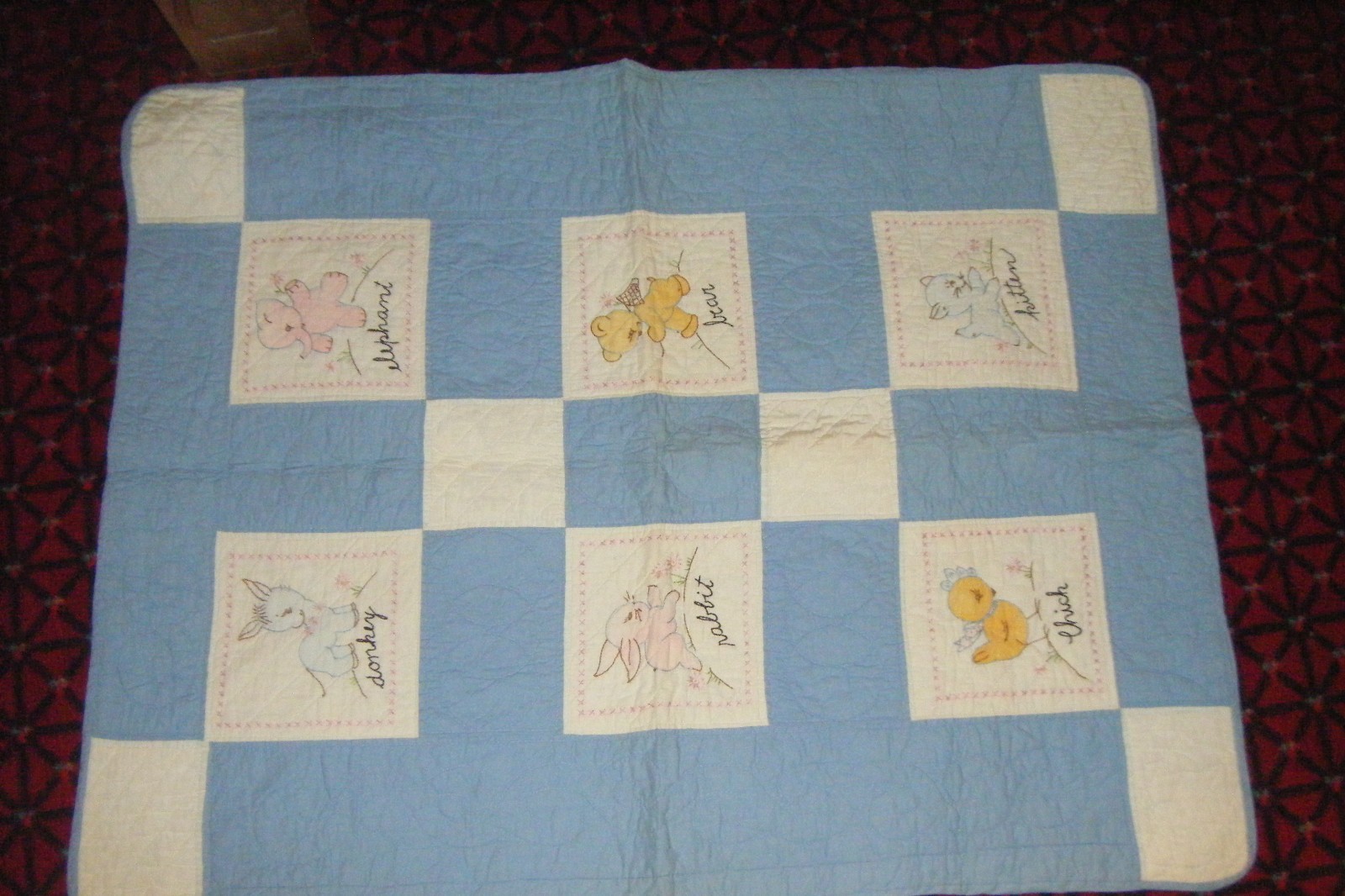 VINTAGE HANDMADE BEDSPREADS AND QUILTS