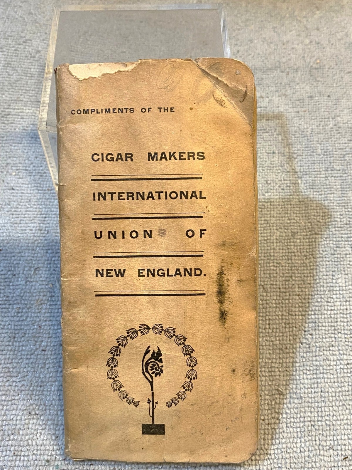 Antique Cigar Makers International Union of New England Booklet  Circa 1904  VGC