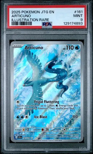 Pokemon Journey Together #161 Articuno PSA 9 Pokemon Journey Together #161 Articuno PSA 9