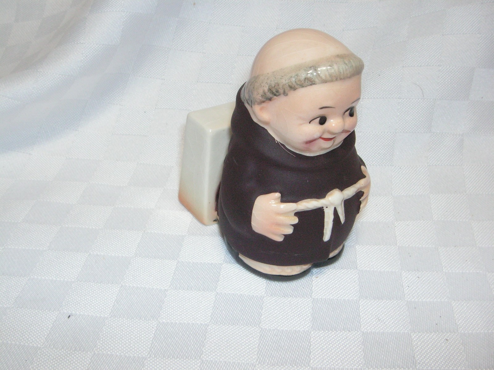 VINTAGE GOEBEL  FRIAR TUCK MATCH BOX HOLDER