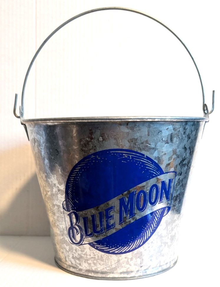 Blue Moon Metal Beer Bucket 9\ Blue Moon Metal Beer Bucket 9\