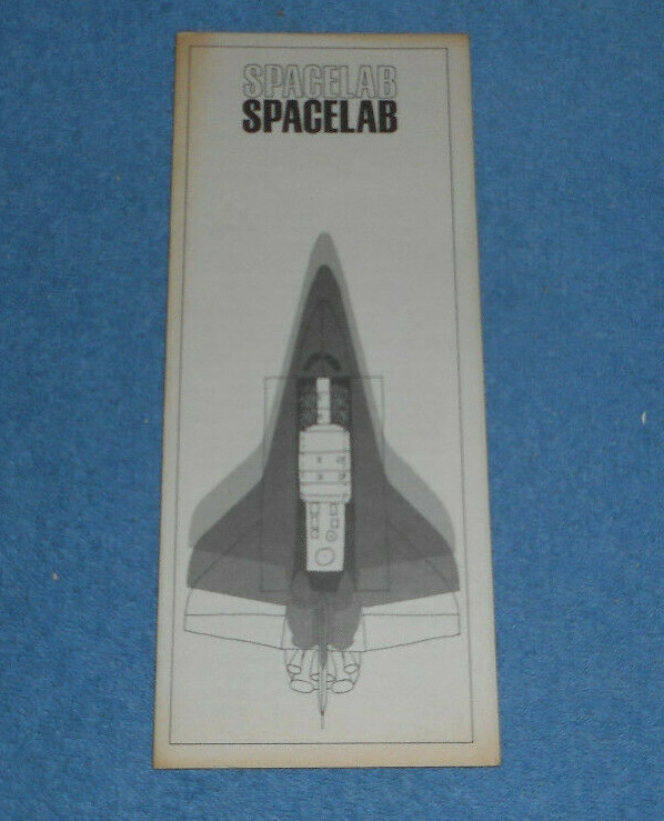 1970s NASA Brochure Spacelab Space Shuttle ESA Project Info