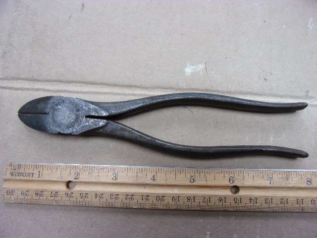 VINTAGE HERBRAND LINEMANS PLIERS 3-7 FREEMONT USA