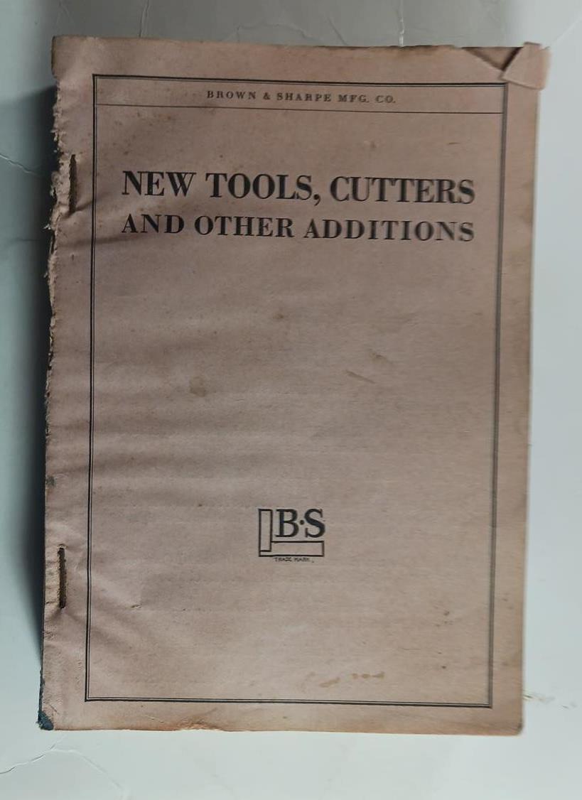 BROWN AND SHARPE SMALL TOOLS CATALOG #30 1926 ILLUSTRATED