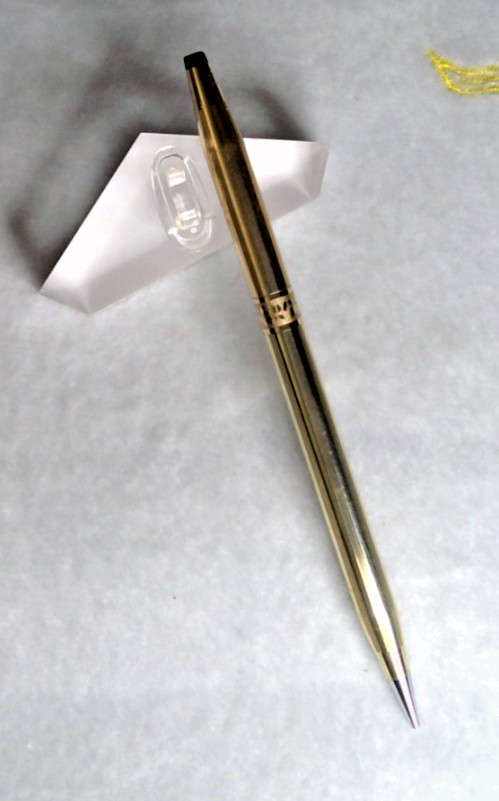Vintage Cross Classic Century Ladies 14K Gold Filled Pencil Rose Motif USA Works
