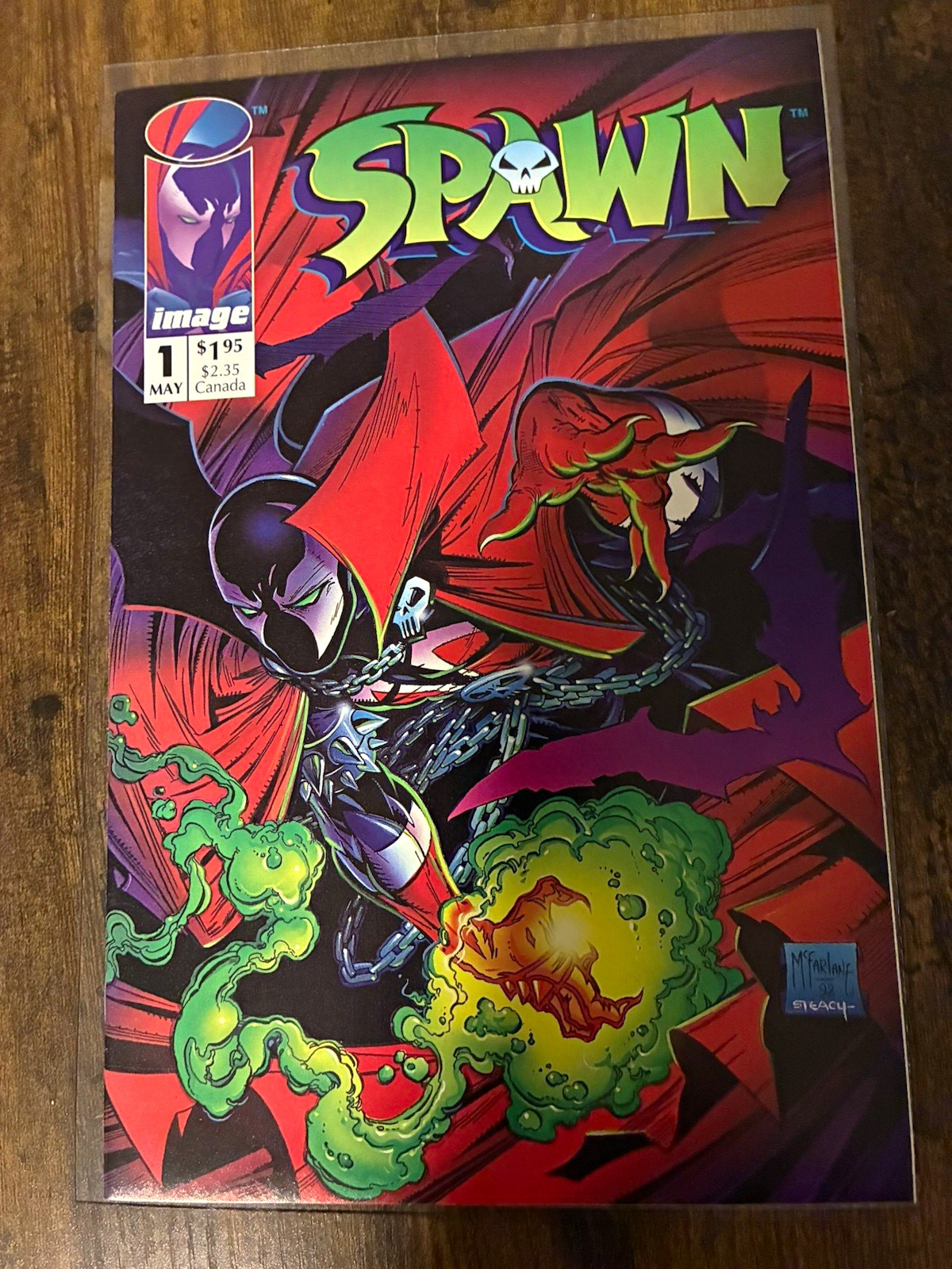 Image Spawn #1 (May 1992) Single Issue Comic Book Todd McFarlane Cover nm