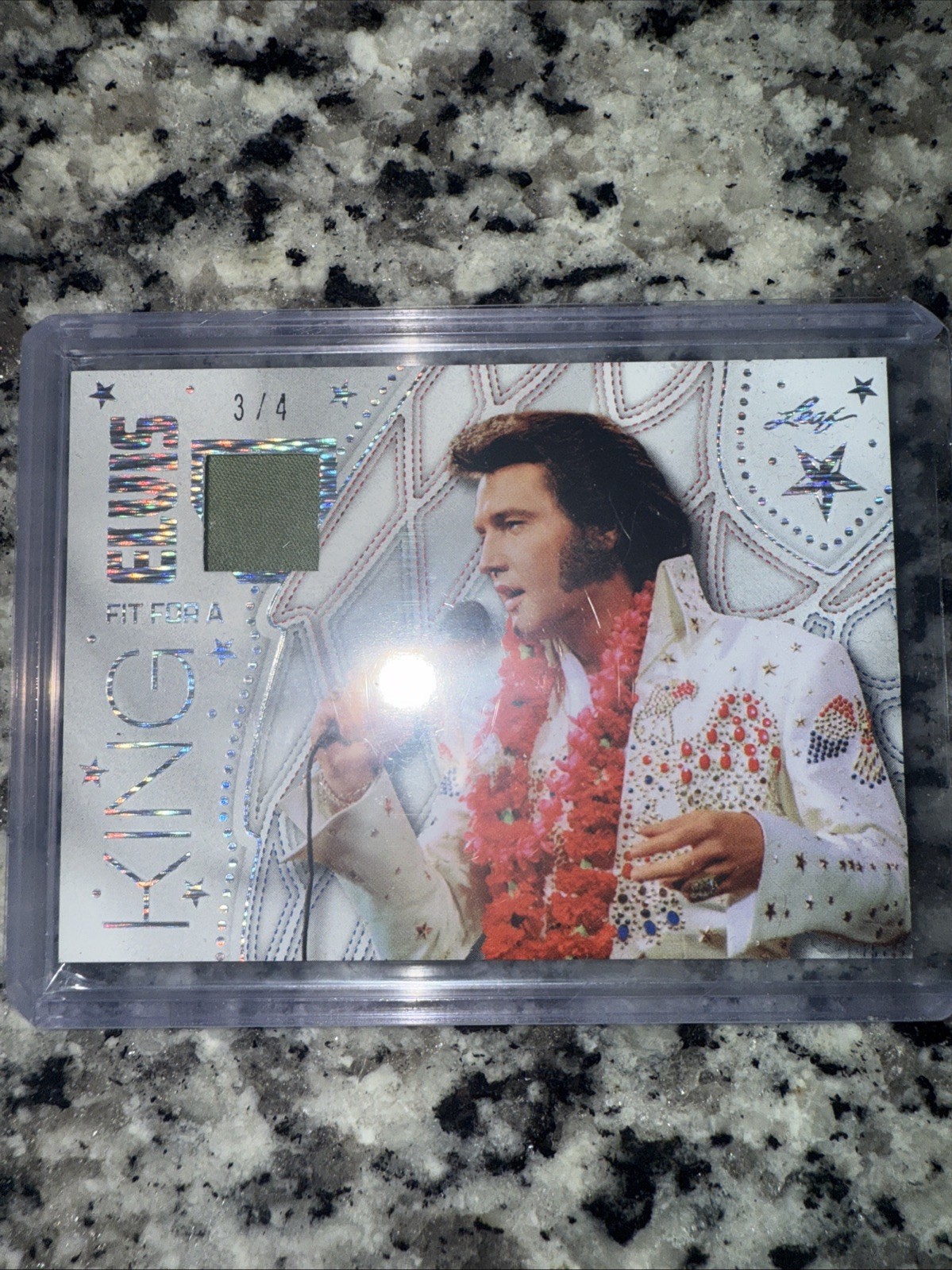 2024 LEAF FIT FOR A KING ELVIS PRESLEY NO.FK-1 SILVER 3/4