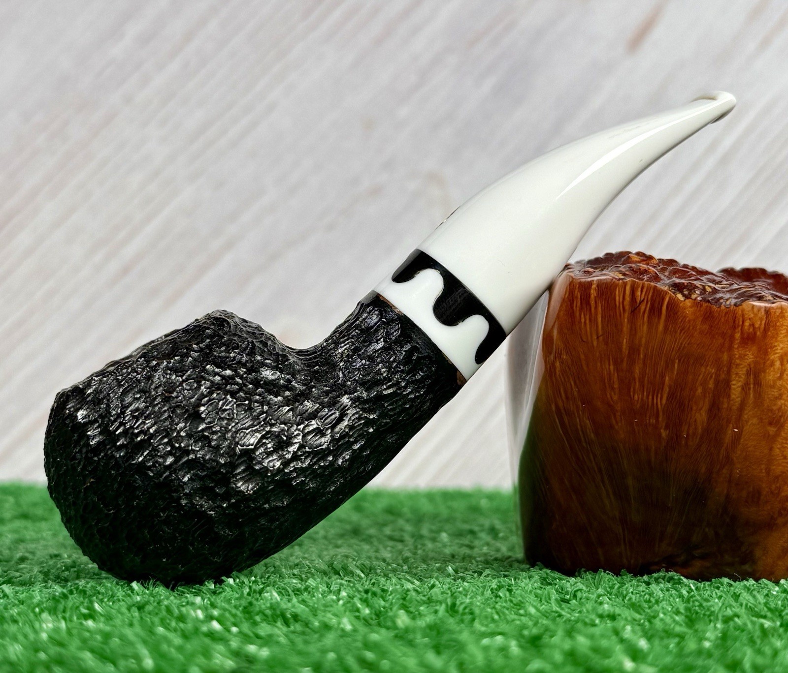SAVINELLI BALANZONE 320KS AUTHOR (9mm) ESTATE PIPE. HTF LINE.  EXC. CONDITION