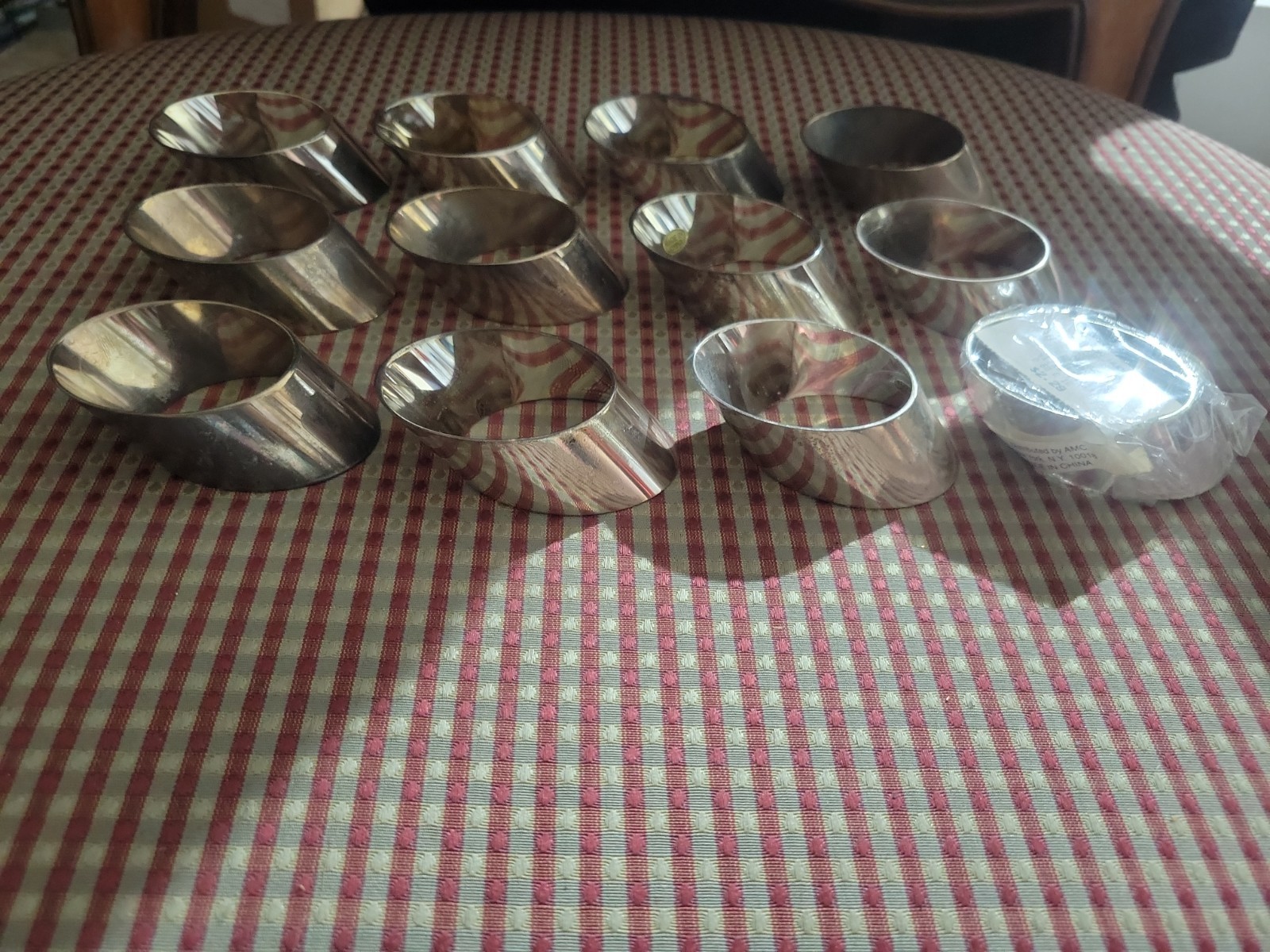 Dayton Hudson 12 Silver Plated Napkin Rings Style A507