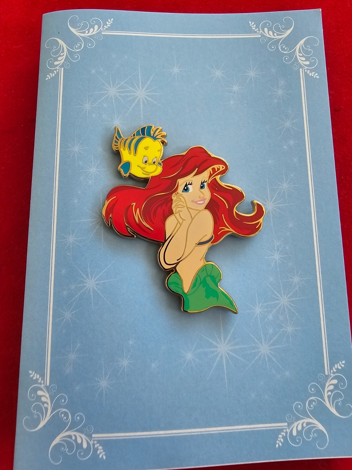 Disney Pin ACME Archives LTD Ariel includes Lithograph Art Card Certificate LR