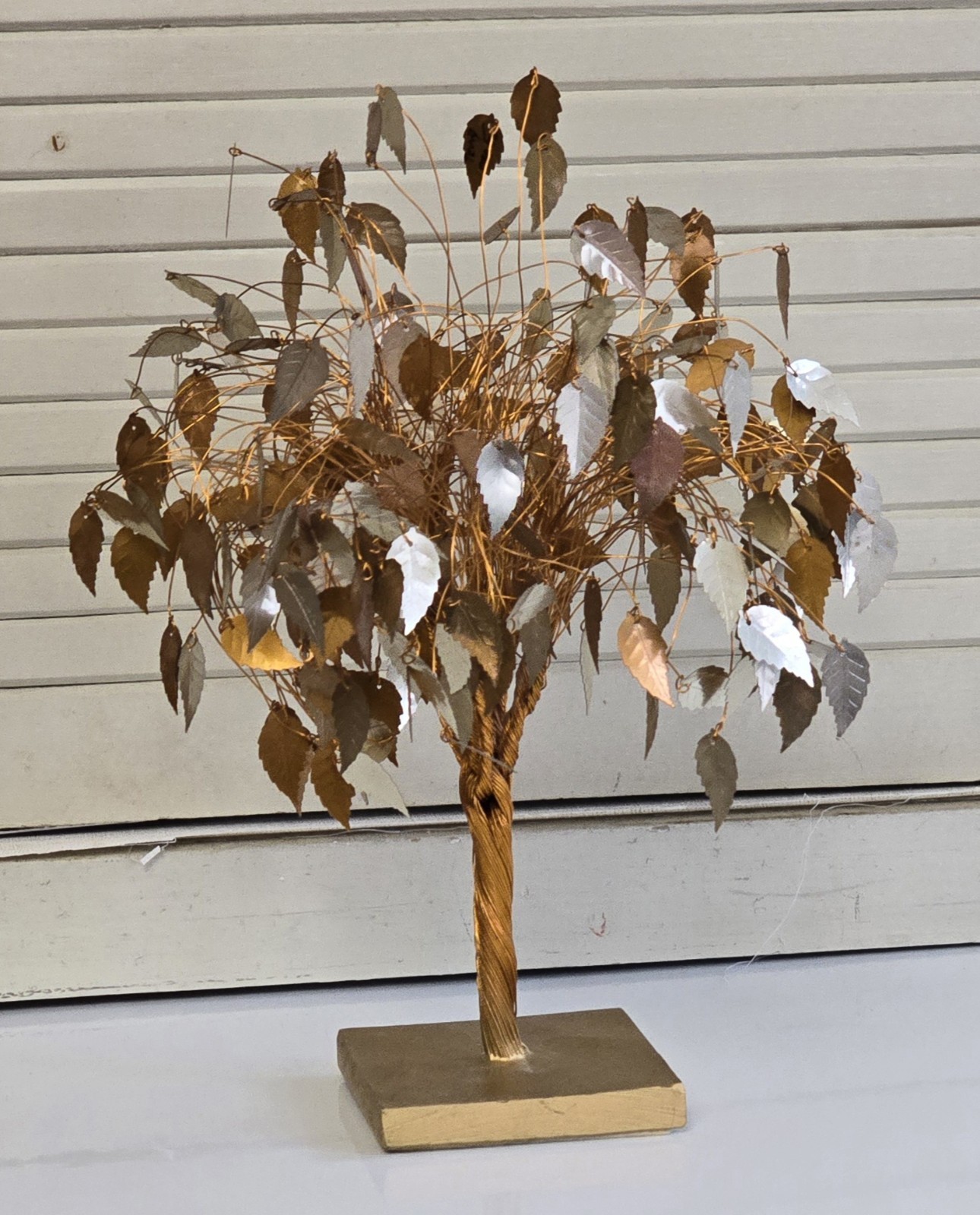  MCM  Gold Leaf Dream Wish Tree Twisted Wire 11\