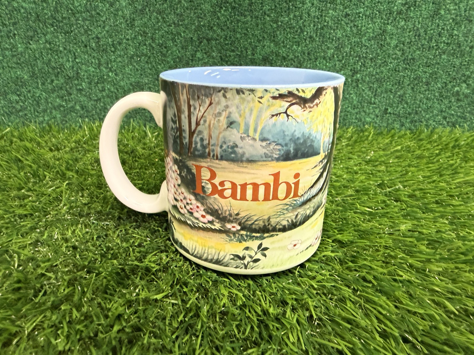 Disney Bambi Thumper Flower Forest Scene Mug Cup Collectible Contemporary