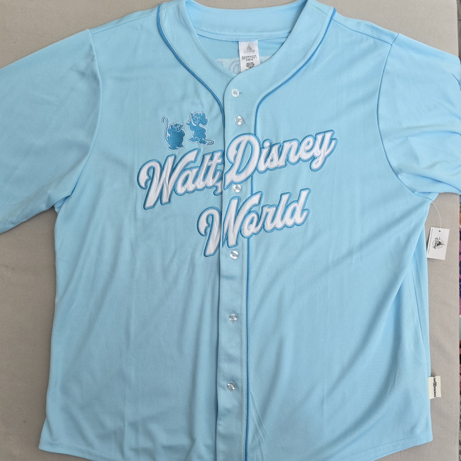 Disney Parks Disneyland Cinderella Princess Baseball Jersey Size XL