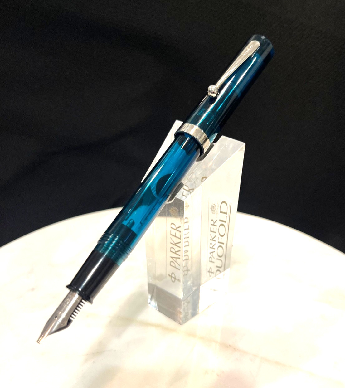 Sheaffer Retired, GREEN CT Calligraphy Fountain Pen (MED) NOS 1996 Never Touched