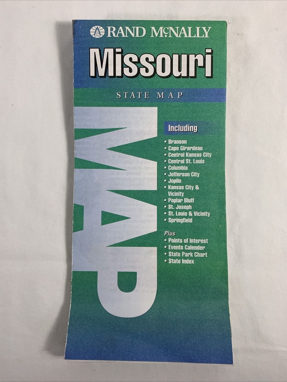 RAND MCNALLY MISSOURI STATE MAP - 2002