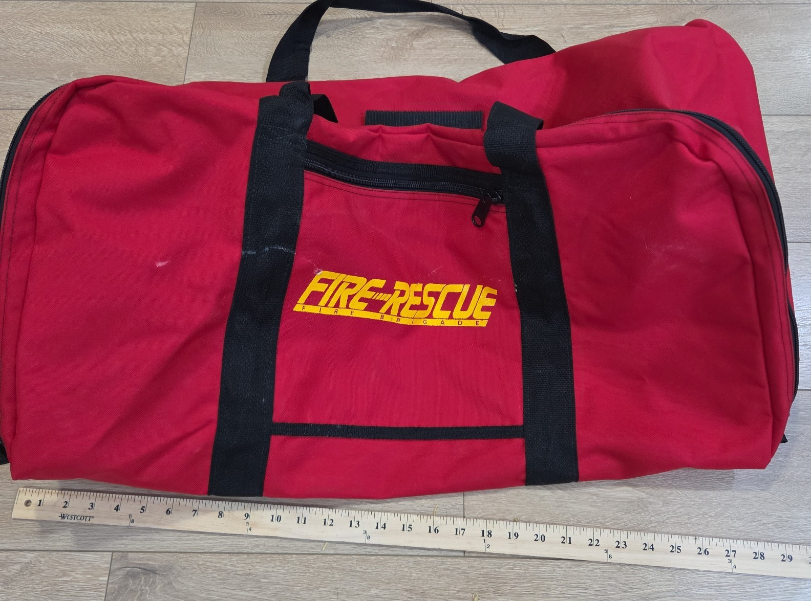 Fire Fighter Duffel Bag Fire Rescue Fire Brigade Red Fire Fighter Duffel Bag Fire Rescue Fire Brigade Red