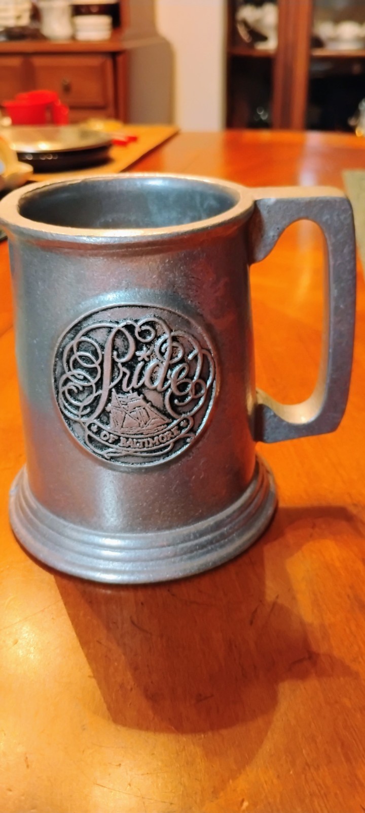VINTAGE RPW WILTON Columbia PA USA Armetale Pewter Mug Pride of Baltimore MD