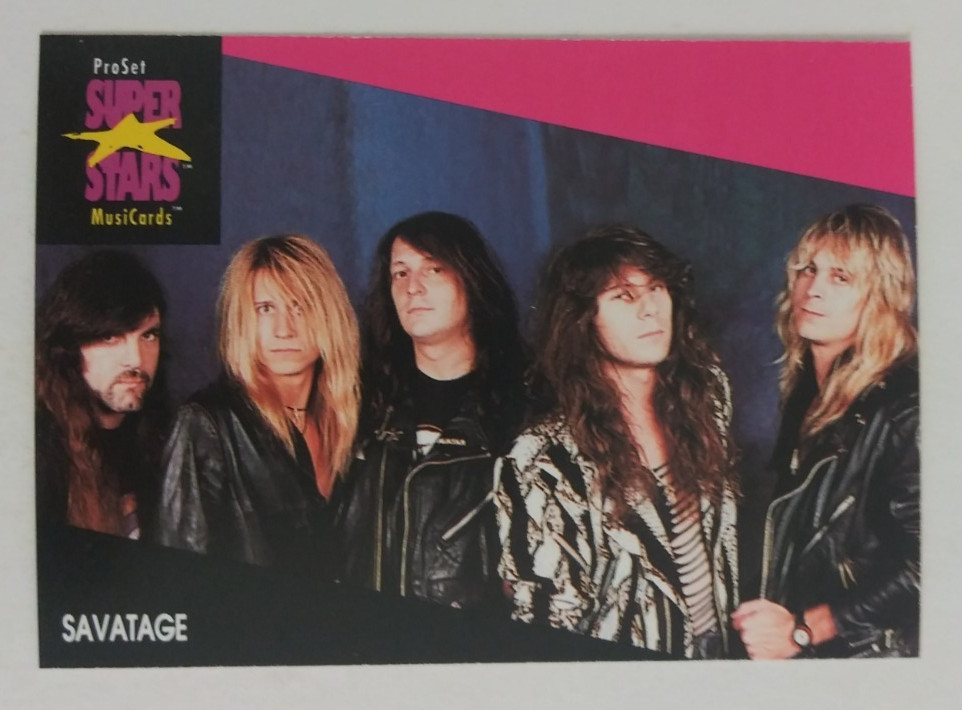 1991 Pro Set Super Stars MusiCards Savatage #232