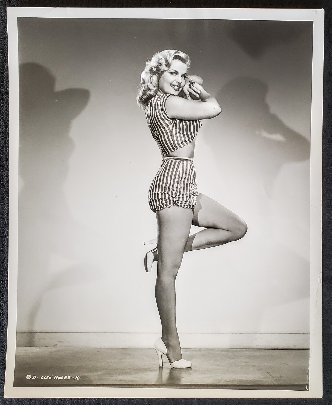 1955 Cleo Moore Overexposed Columbia Pictures Edward Cronenwerth 8x10 Photograph