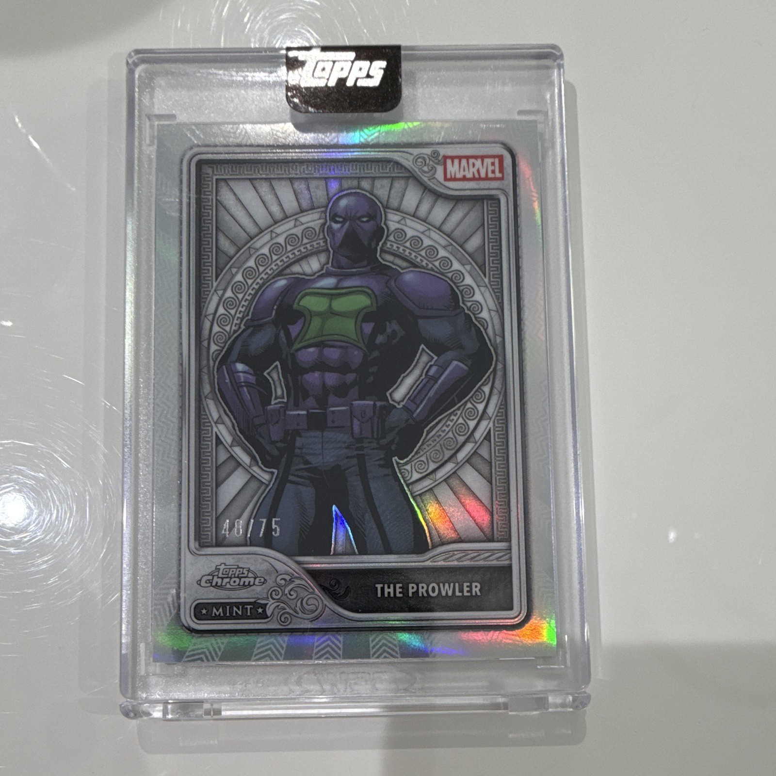 Mint Marvel 2026 The Prowler /75 #55 Silver Parallel Sealed