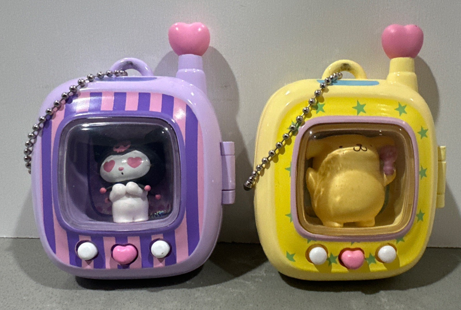 Lot 1 Pompompurin & 1 Kuromi Figure MINISO Pocket Elf ‘25 Sanrio Lights Working