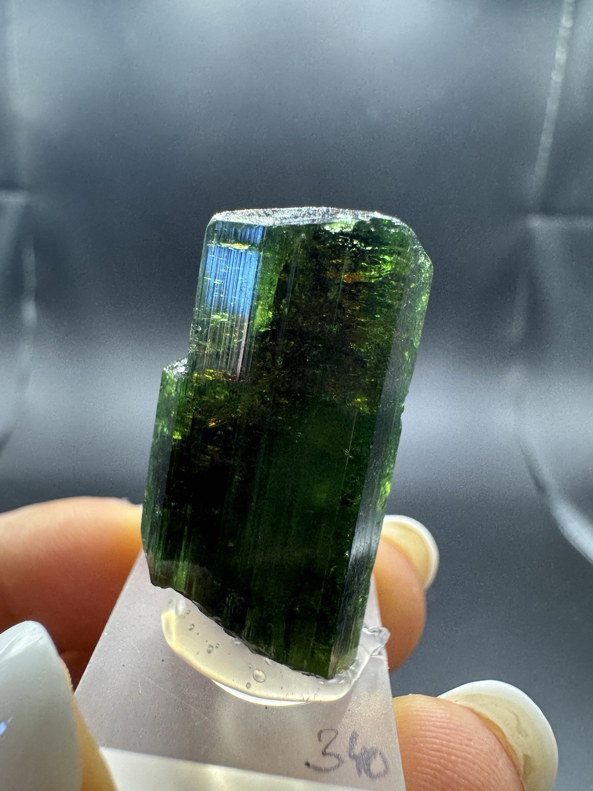 Chrome Tourmaline Crystal (9.4gr) Chrome Tourmaline Crystal, Tanzania