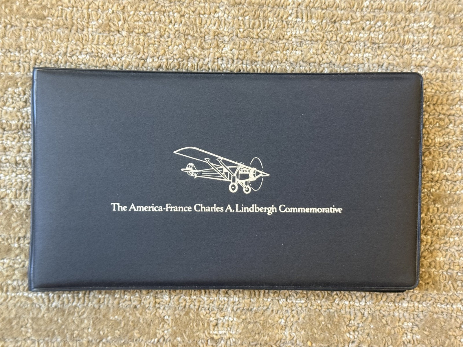 The America-France Charles A. Lindbergh Commemorative (2) Silver Coins 24KT